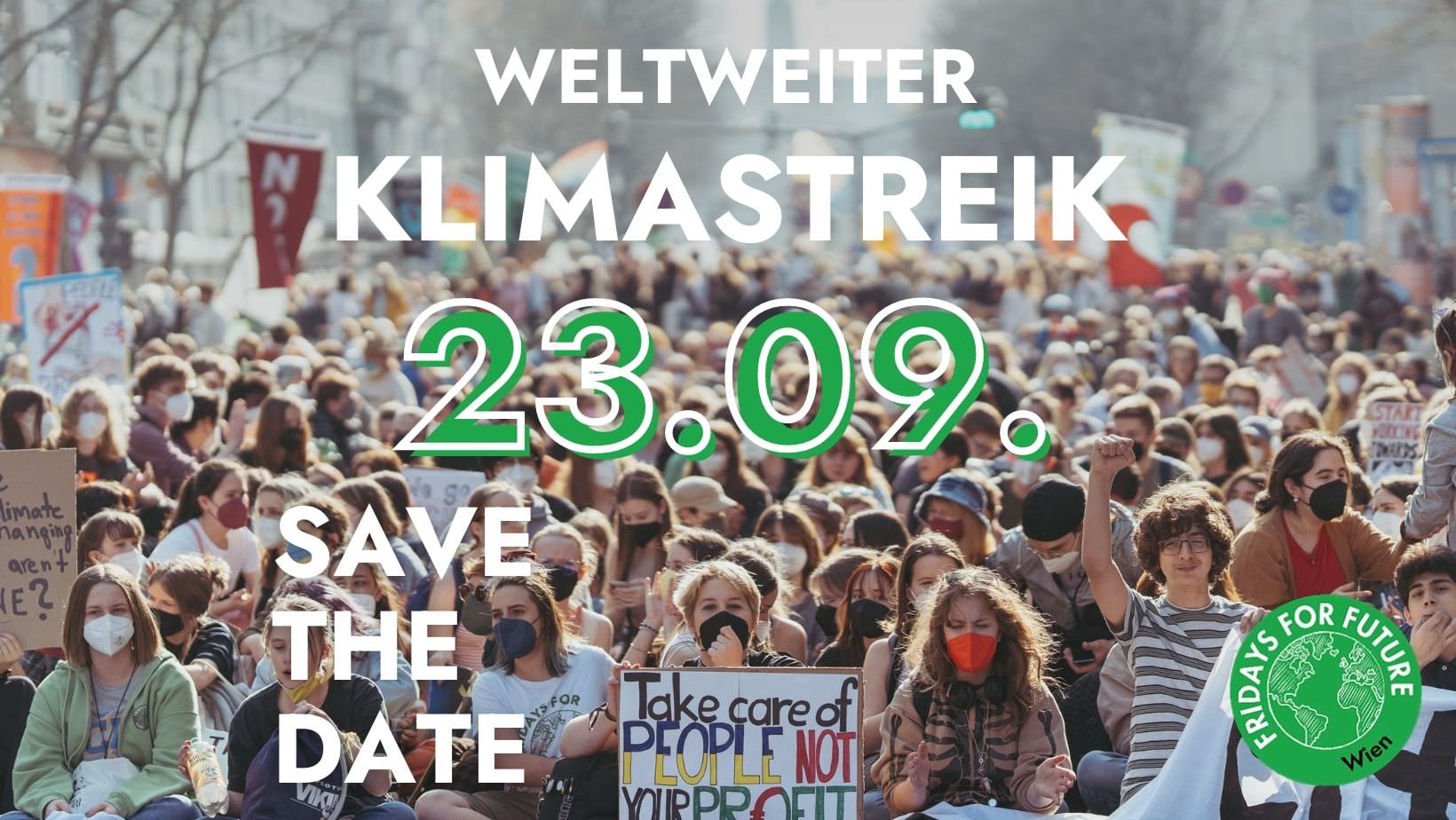 Protestzug / Klimastreik